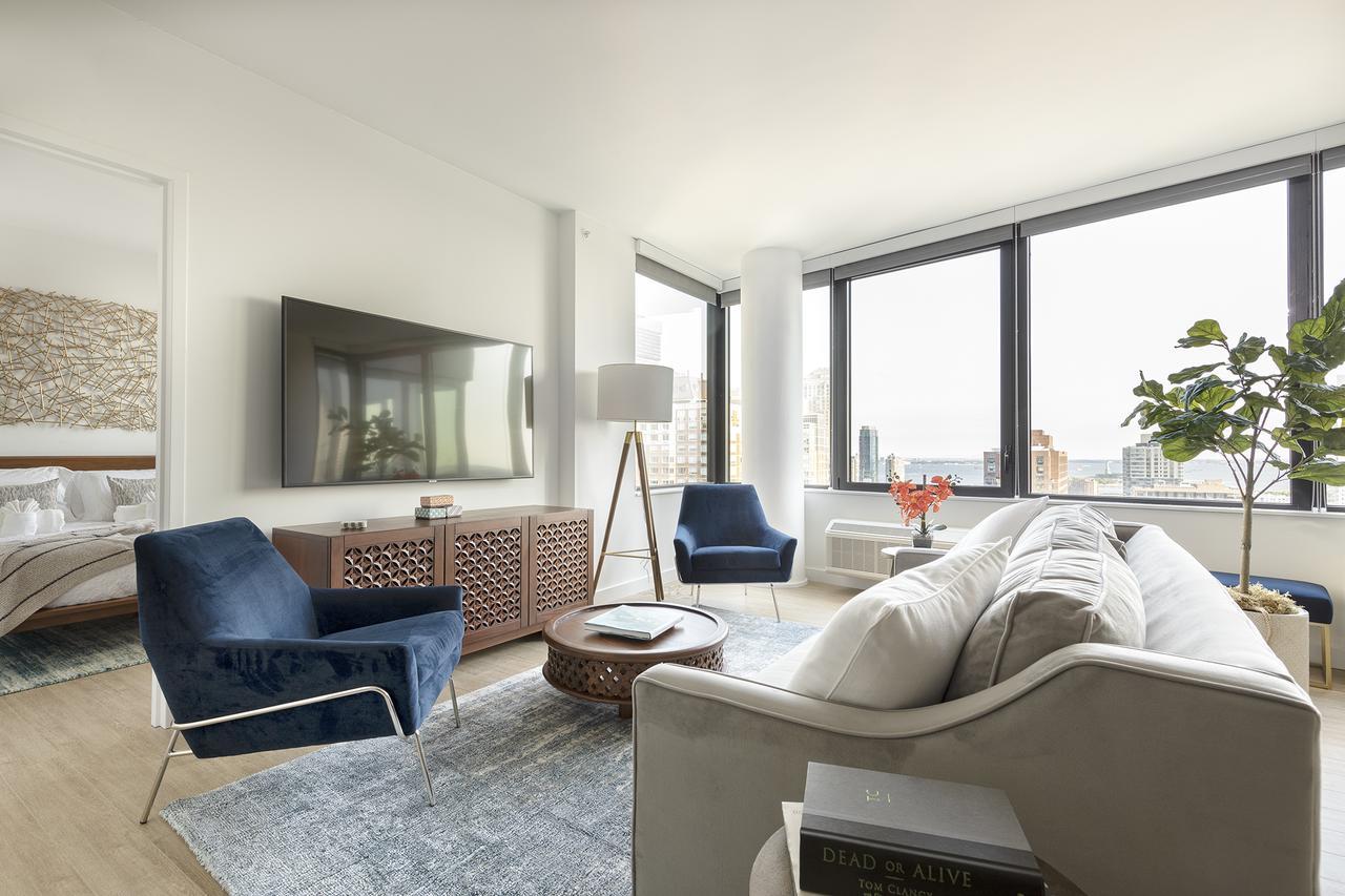 Deedee'S Sky Rise Apartments At Newport II 저지시티 외부 사진